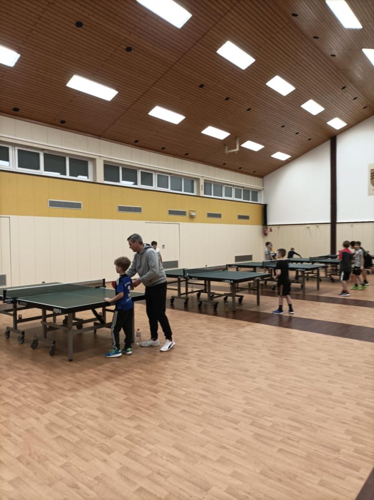 Tischtennis-Training Kinder