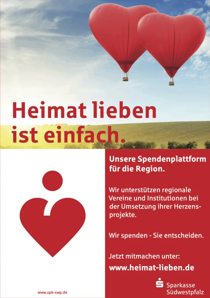 Heimat-Lieben 2025 – Mit eurer Unterstützung und der Sparkasse Südwestpfalz